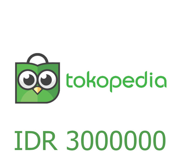 Tokopedia 3000000 IDR Gift Card ID