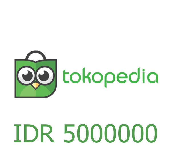 Tokopedia 5000000 IDR Gift Card ID