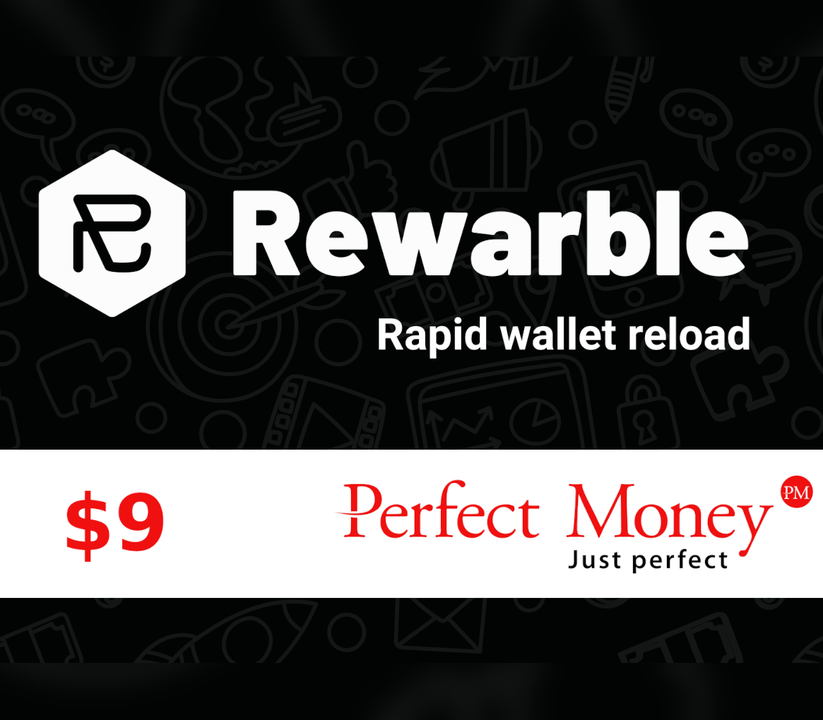 Rewarble Perfect Money $9 Gift Card