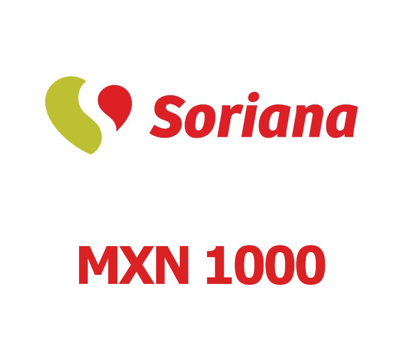 Soriana MXN 1000 Gift Card MX