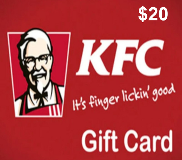 KFC $20 Gift Card