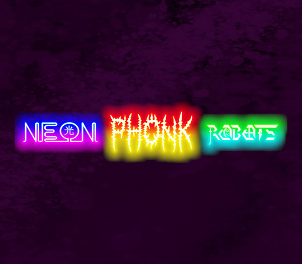 Neon Phonk Robots