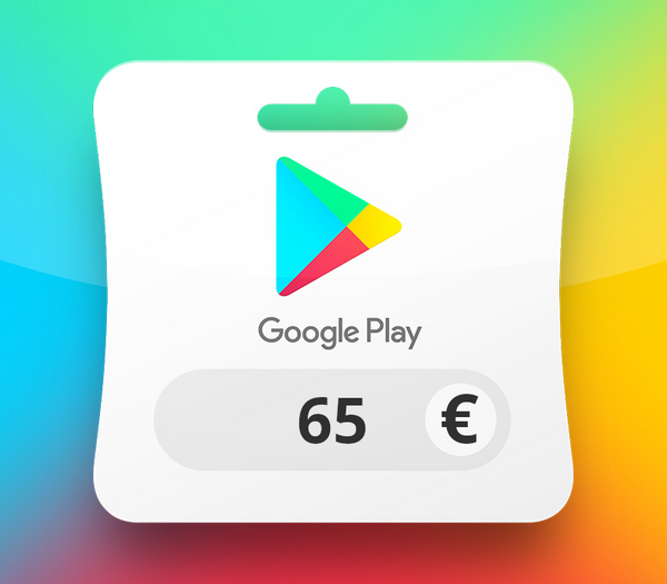 Google Play EUR 65 Gift Card AT