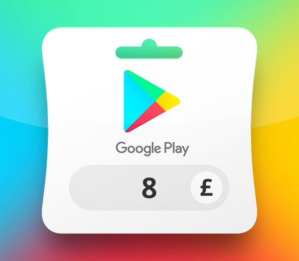 Google Play GBP 8 Gift Card