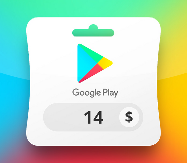 Google Play USD 14 Gift Card
