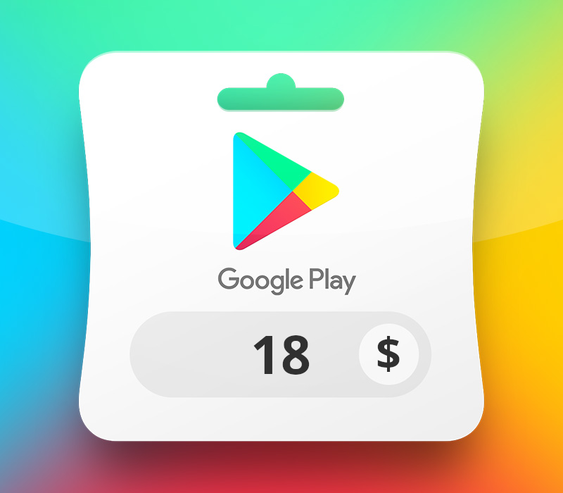 Google Play USD 18 Gift Card