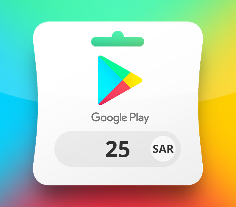 Google Play SAR 25 Gift Card SA