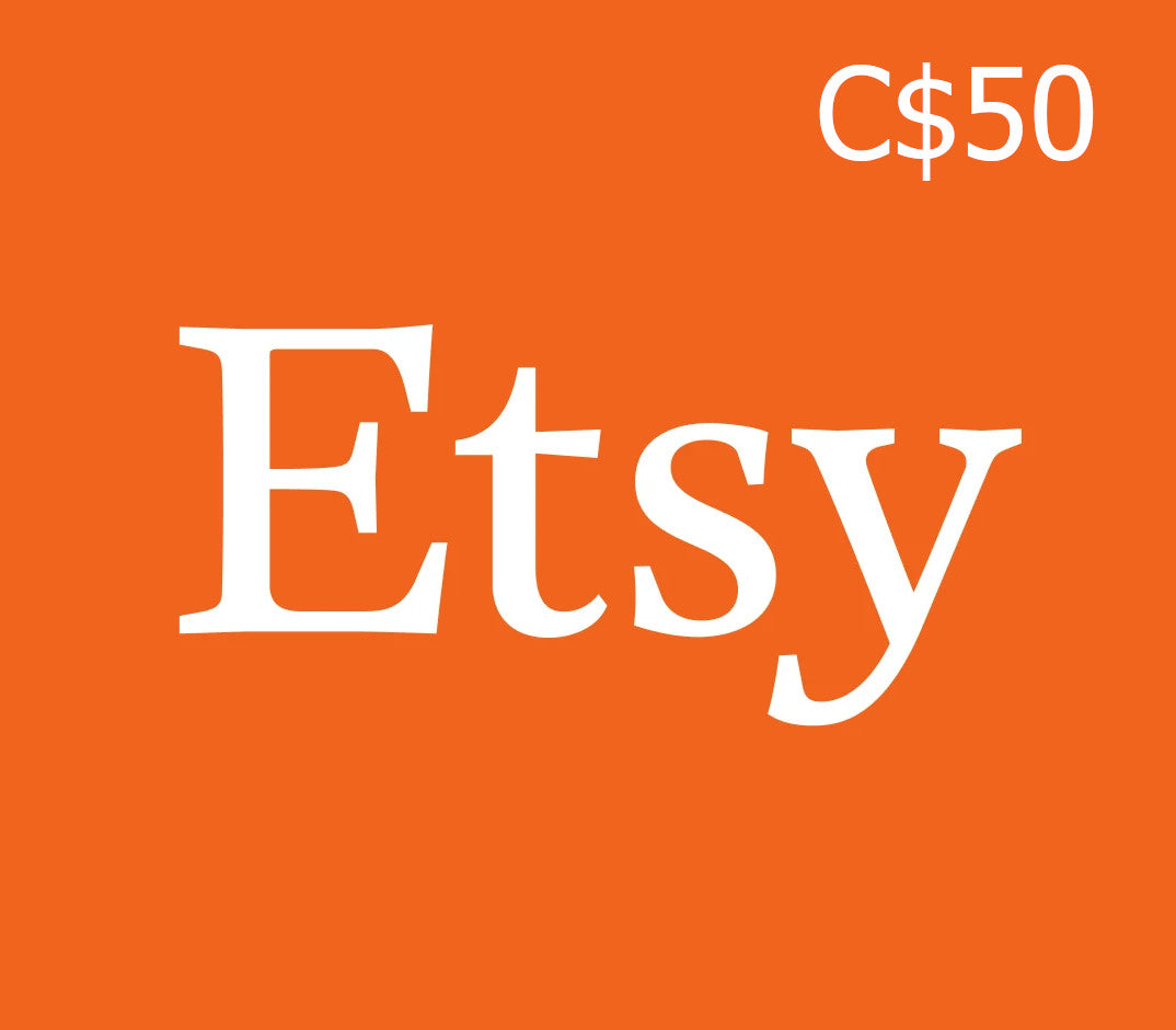 ETSY CAD 50 Gift Card CA