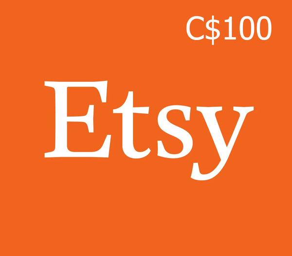 ETSY CAD 100 Gift Card CA