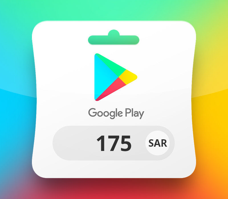 Google Play SAR 175 Gift Card SA
