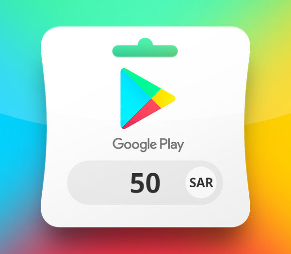 Google Play SAR 50 Gift Card SA