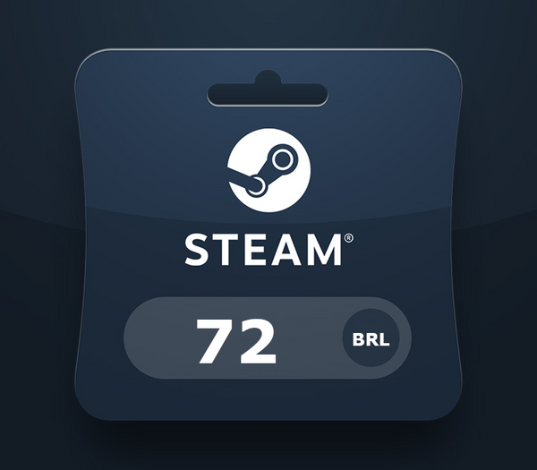 Steam Gift Card BRL 72 BR Activation Code