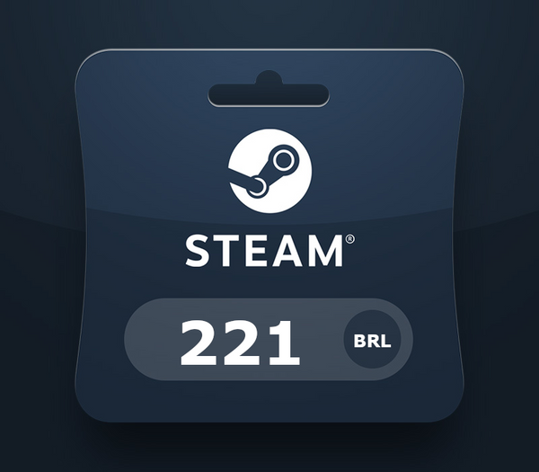 Steam Gift Card BRL 221 BR Activation Code