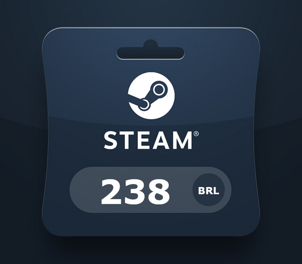 Steam Gift Card BRL 238 BR Activation Code