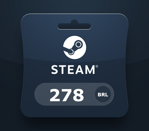 Steam Gift Card BRL 278 BR Activation Code