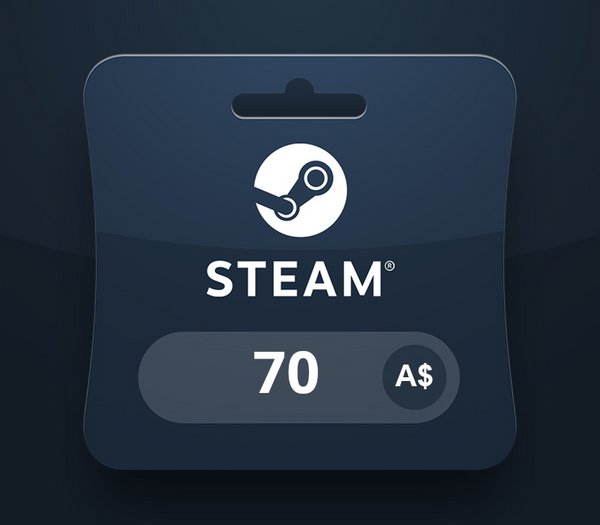Steam Gift Card AUD 70 AU Activation Code