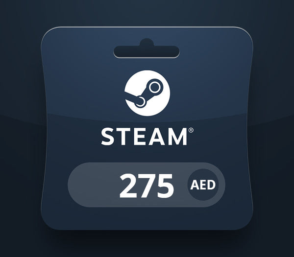 Steam Wallet AED 275 Gift Card AE