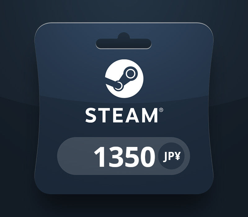 Steam Wallet JPY 1350 Gift Card JP