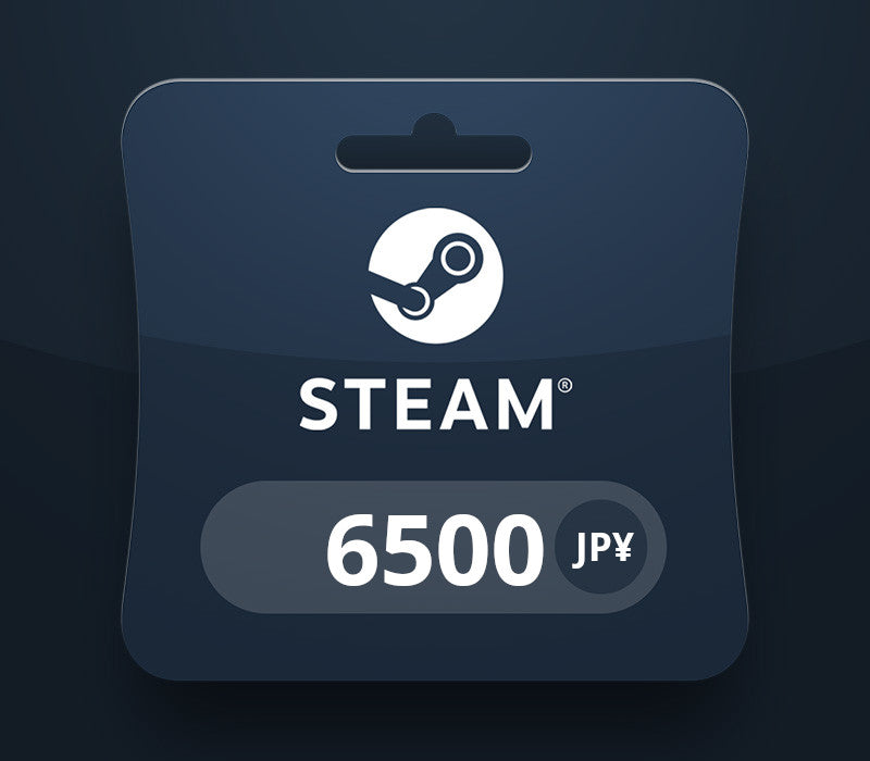 Steam Wallet JPY 6500 Gift Card JP