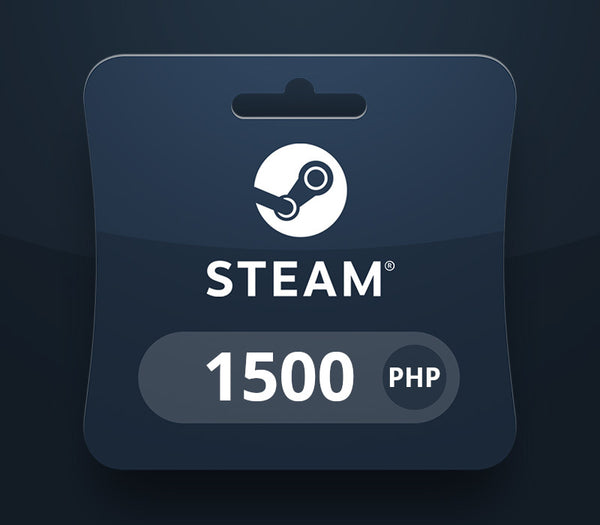 Steam Wallet PHP 1500 Gift Card