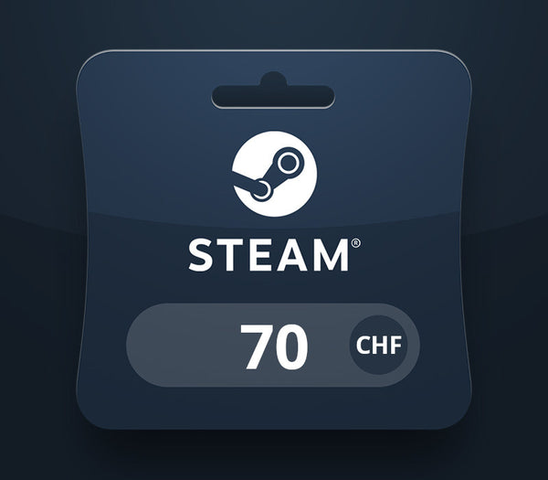 Steam Wallet CHF 70 Gift Card CH