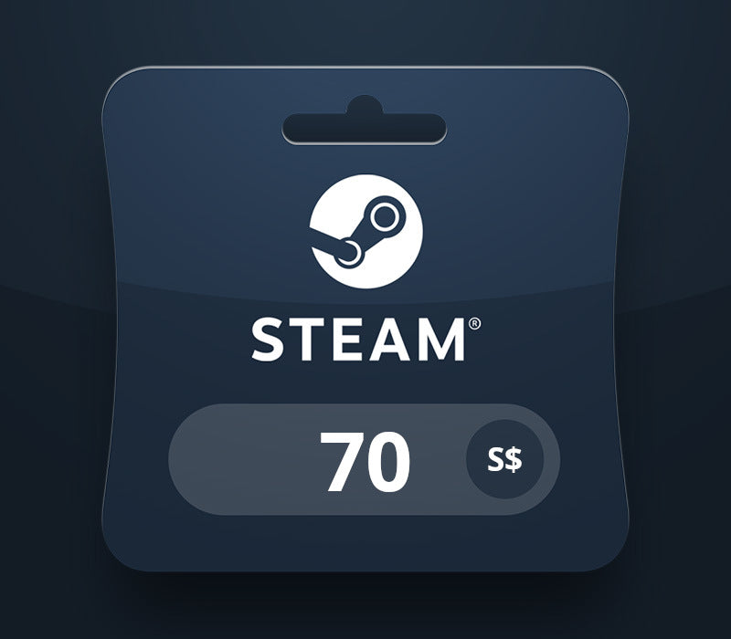Steam Wallet SGD 70 Gift Card SG