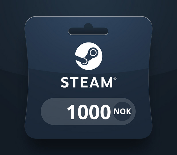 Steam Wallet NOK 1000 Gift Card NO