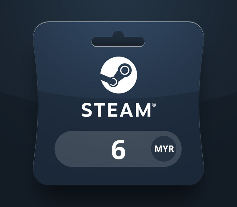 Steam Wallet MYR 6 Gift Card