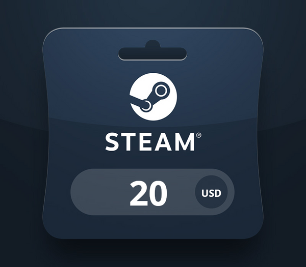 Steam Wallet USD 20 Gift Card EG