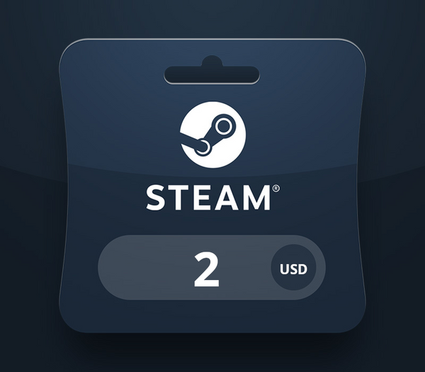 Steam Wallet USD 2 Gift Card GY