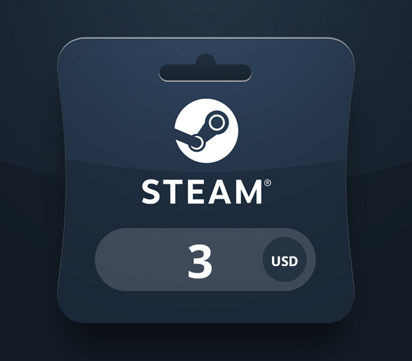 Steam Wallet USD 3 Gift Card EG