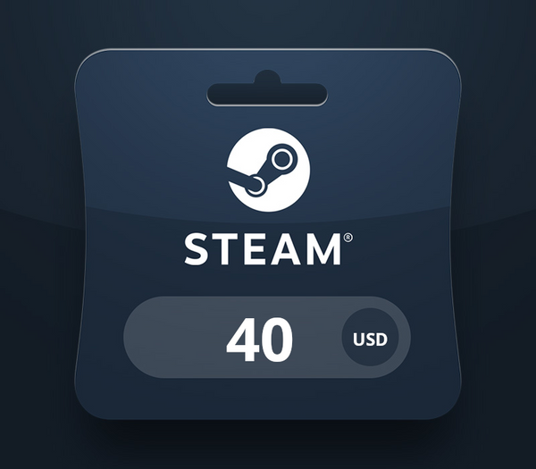 Steam Wallet USD 40 Gift Card SR