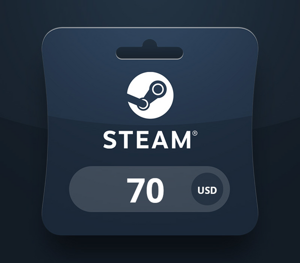 Steam Wallet USD 70 Gift Card HN