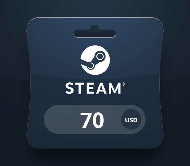 Steam Wallet USD 70 Gift Card TJ
