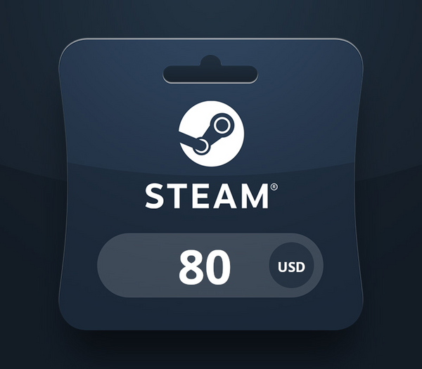 Steam Wallet USD 80 Gift Card TJ