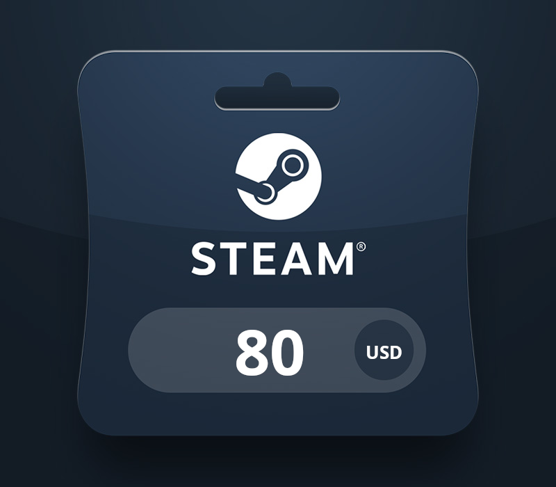 Steam Wallet USD 80 Gift Card TJ