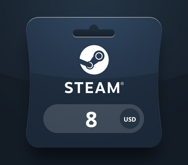 Steam Wallet USD 8 Gift Card SV