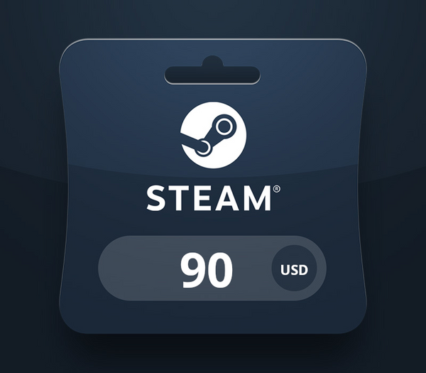 Steam Wallet USD 90 Gift Card KG