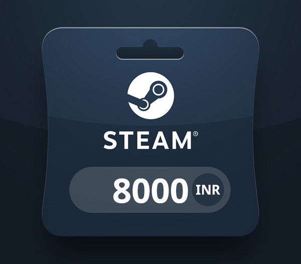 Steam Wallet INR 8000 Gift Card IN