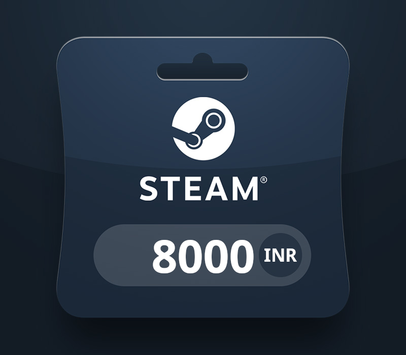 Steam Wallet INR 8000 Gift Card IN