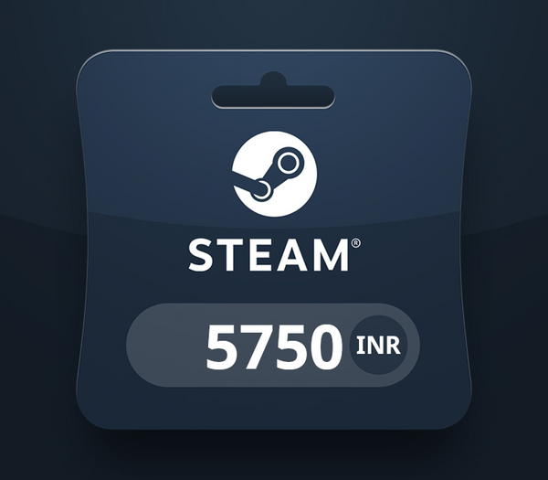 Steam Wallet INR 5750 Gift Card IN