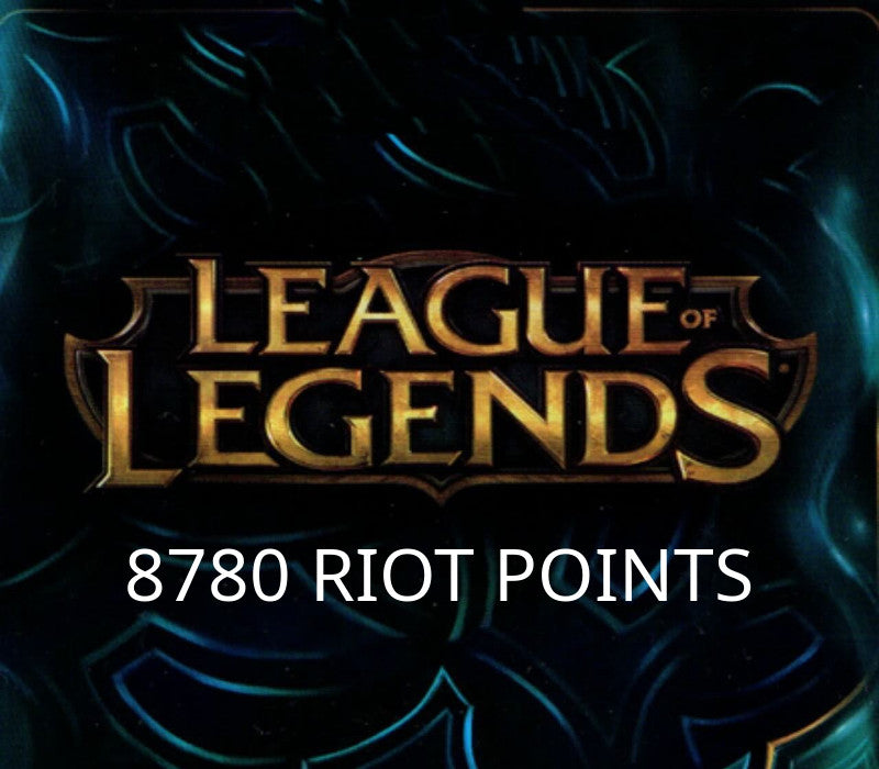 League of Legends 8780 RP Prepaid Card AU