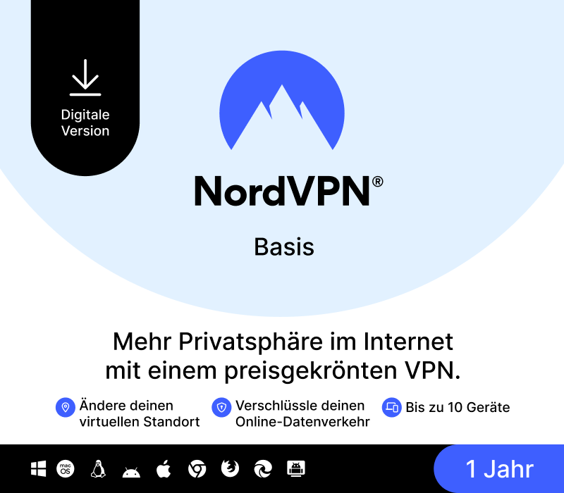 NordVPN Basic DE Key (1 Year / 10 Devices)
