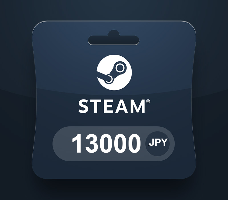 Steam Wallet JPY 13000 Gift Card JP