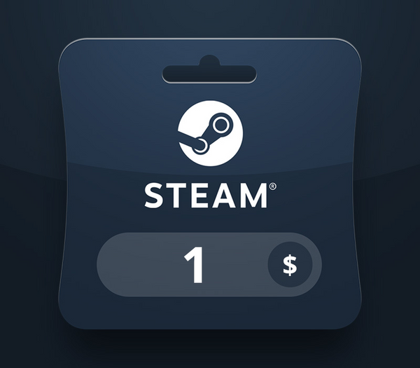 Steam Wallet USD 1 Gift Card IQ