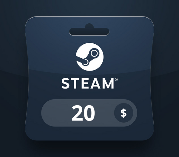 Steam Wallet USD 20 Gift Card MA