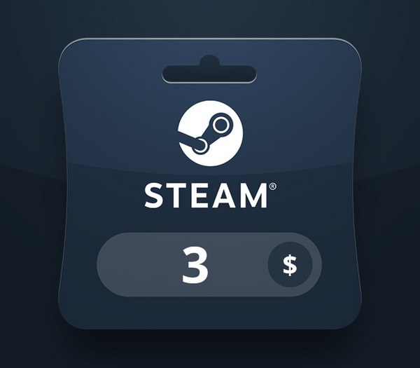 Steam Wallet USD 3 Gift Card MA