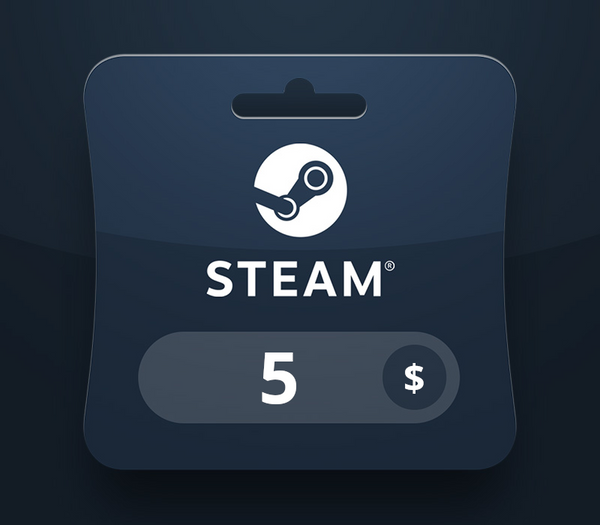 Steam Wallet USD 5 Gift Card IQ