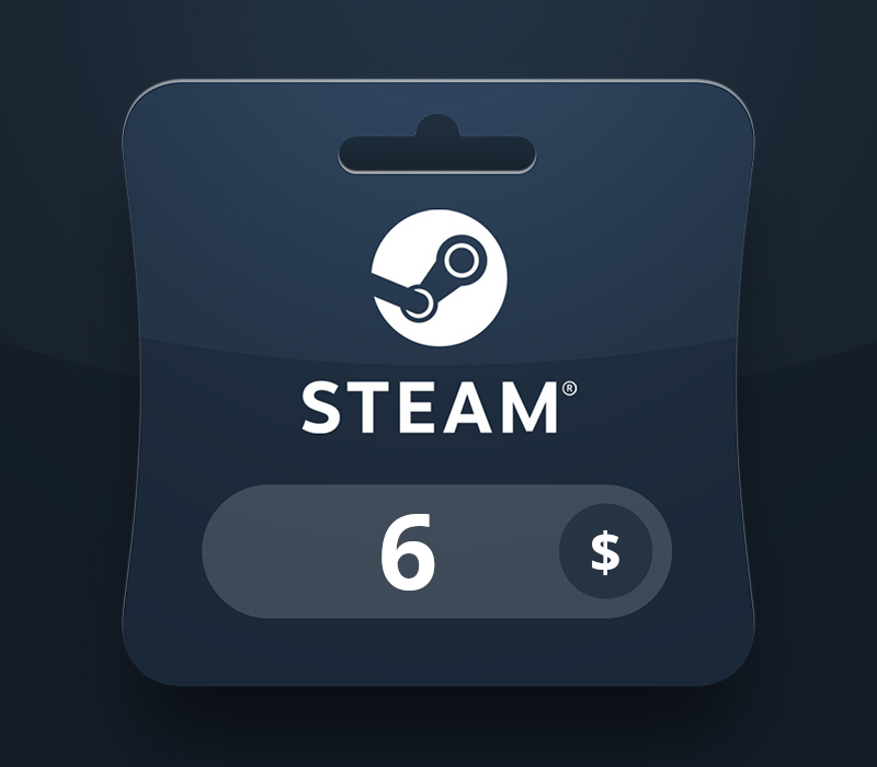 Steam Wallet USD 6 Gift Card IQ