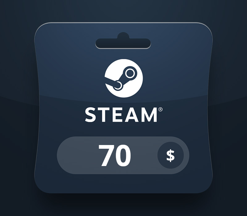 Steam Wallet USD 70 Gift Card MA